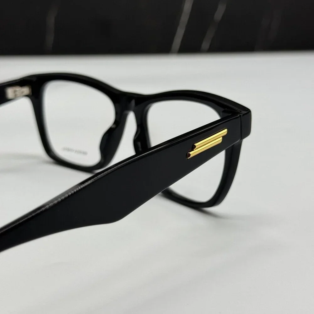 NEW BOTTEGA VENETA BV1120OA 001 BLACK SQUARE WOMEN EYEGLASSES